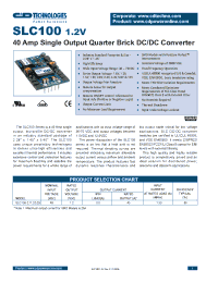 Datasheet SLC100-15 manufacturer C&D