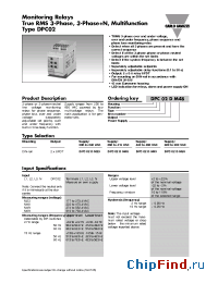 Datasheet DPC02DM69 manufacturer Carlo Gavazzi