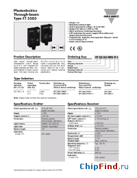 Datasheet ET5505NPAP-1 manufacturer Carlo Gavazzi