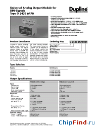 Datasheet G34396470800 manufacturer Carlo Gavazzi
