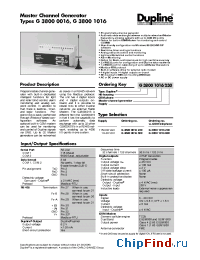 Datasheet G38001016800 manufacturer Carlo Gavazzi
