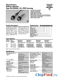 Datasheet PA18CSD01NAM1 manufacturer Carlo Gavazzi