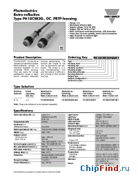 Datasheet PA18CSR30PAM1 manufacturer Carlo Gavazzi