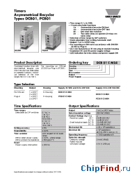 Datasheet PCB01DM24 manufacturer Carlo Gavazzi