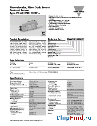 Datasheet PD60CNK18BPM5T manufacturer Carlo Gavazzi