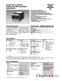 Datasheet PDI45ATHRR1XZS manufacturer Carlo Gavazzi