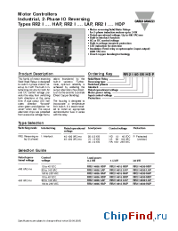 Datasheet RR2I4030HDP manufacturer Carlo Gavazzi
