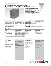 Datasheet RSE2203-B manufacturer Carlo Gavazzi