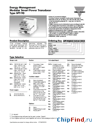 Datasheet SPT-90 manufacturer Carlo Gavazzi