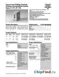 Datasheet SY175120-50 manufacturer Carlo Gavazzi