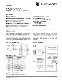 Datasheet CAT33C804API-TE13 manufacturer Catalyst
