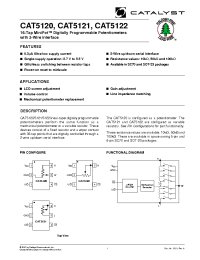 Datasheet CAT5120SBI-10-T10 manufacturer Catalyst