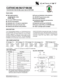 Datasheet CAT93C86A manufacturer Catalyst