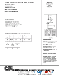 Datasheet 1N4454UR-1 manufacturer CDI Diodes