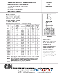 Datasheet CDLL4916A manufacturer CDI Diodes