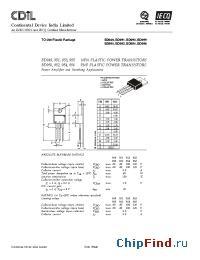 Datasheet BD949 manufacturer CDIL