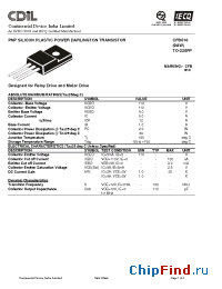 Datasheet CFB810 manufacturer CDIL