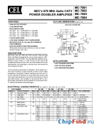 Datasheet MC-7882 manufacturer CEL