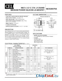 Datasheet NE5520379A-T1A manufacturer CEL
