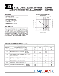 Datasheet NE67400 manufacturer CEL