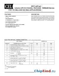 Datasheet NR8500CP-CC-AZ manufacturer CEL