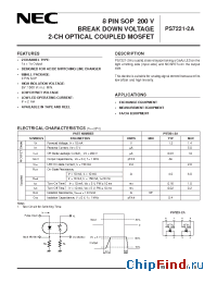 Datasheet PS7221-2A-F3 manufacturer CEL