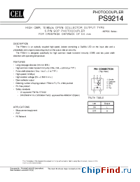 Datasheet PS9214-V-F4-A manufacturer CEL