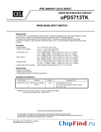 Datasheet uPD5713TK-E2-A manufacturer CEL