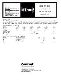 Datasheet 1N4384 manufacturer Central
