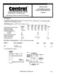 Datasheet CBR6-010 manufacturer Central