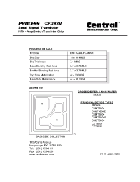 Datasheet CP392V manufacturer Central