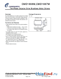 Datasheet CMD1668 manufacturer Ceramate