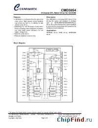Datasheet CMD5954 manufacturer Ceramate