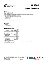 Datasheet CP10325.0VNA manufacturer Ceramate