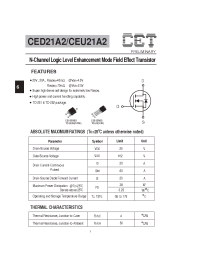 Datasheet CED21A2 manufacturer CET