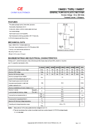 Datasheet 1N4002 manufacturer Shanghai Lunsure