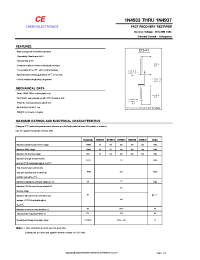 Datasheet 1N4936 manufacturer Shanghai Lunsure