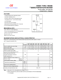Datasheet 1N5391 manufacturer Shanghai Lunsure