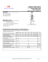 Datasheet 2W01 manufacturer Shanghai Lunsure