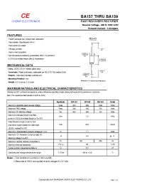 Datasheet BY158 manufacturer Shanghai Lunsure