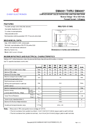 Datasheet SM4003 manufacturer Shanghai Lunsure
