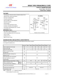Datasheet SR820 manufacturer Shanghai Lunsure