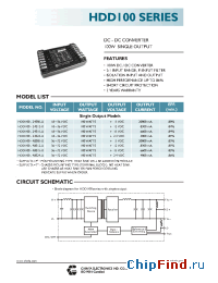Datasheet HDD100-24S12-X manufacturer Chinfa