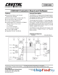 Datasheet CDB5460 manufacturer Cirrus