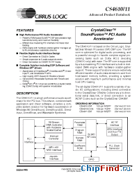 Datasheet CS4610-CM manufacturer Cirrus