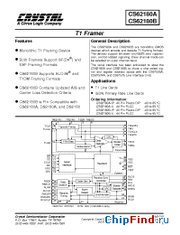 Datasheet CS62180A-IL manufacturer Cirrus