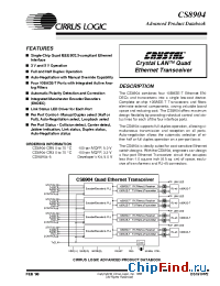 Datasheet CS8904 manufacturer Cirrus