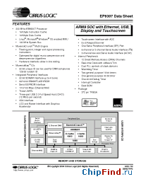 Datasheet EP9307-CR manufacturer Cirrus