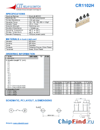 Datasheet CR1102H11.0 manufacturer CIT