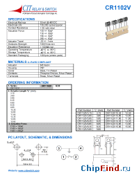 Datasheet CR1102V manufacturer CIT